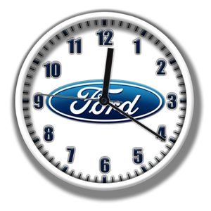Ford logo wall clock NEW